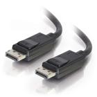 C2G 1m DisplayPort Cable with Latches 4K - 8K UHD M/M - Black Zwart