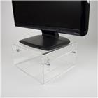 Monitor Stand Clear Acrylic Tilt 25kgMAX