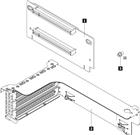 TS SR550/SR590/SR650 x16/x8 PCIe FH Rise