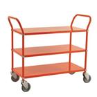 Lichtgekleurde trolley 3 plateaus 250 kg