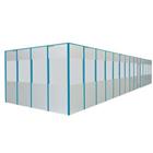 Enkelvoudige scheidingswand in melamine - Dicht paneel - Hoogte 3,03 m