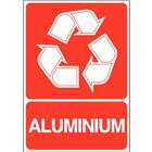 Signaalbord voor afvalscheiding - Aluminium