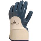 Handschoen nitril Rugventilatie Canvas Manchet 6 Cm