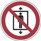 Verbodsbord - Lift verboden voor personen - Aluminium rond