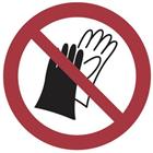 Verbodsbord - Handschoenen niet toegestaan - Aluminium