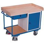 Ergonomische plateauwagen hout 400 kg - Kast - Lade