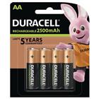 Oplaadbare batterij 2500 mAh AA LR6 - Set van 4 - Duracell