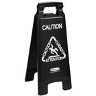 Tweezijdig waarschuwingsbord symbool Caution Rubbermaid