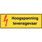 Gevaarteken - Hoogspanning levensgevaar - Zelfklevend