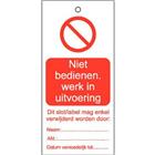 Gevaarteken - Waarschuwingsetiket