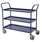 Trolley 3 metalen plateaus 250 KG