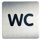 Vierkant design-pictogram toilet - Wc
