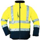 Werkjack van softshell met hoge zichtbaarheid