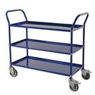 Trolley 3 metalen plateaus 400 KG