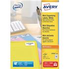 Mini-etiket Avery - laserprinter