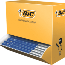 [BIC M10 Original Balpen Blauw Medium 0.4 mm Nee 100 Stuks]